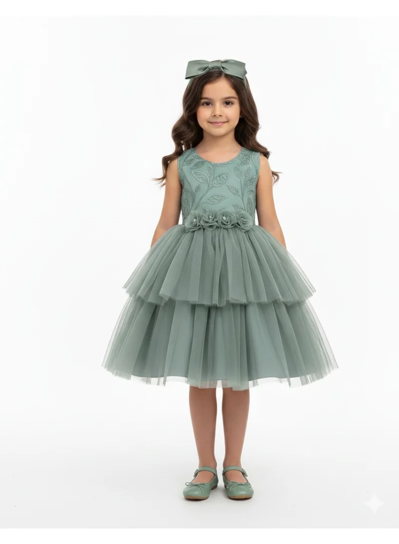 بيداني فستان بفتحة زيتوني